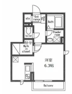 クレール浦安【3階】の間取り