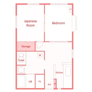 コーポタカハシ【2階】の間取り