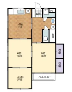 戸坂Mビル【2階】の間取り