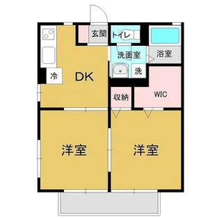 リブTAKASEI【2階】の間取り