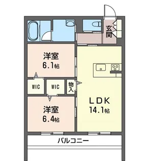 アビティ雪ノ下【3階】の間取り