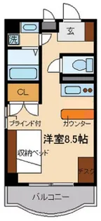 柏木YKハイツ【3階】の間取り