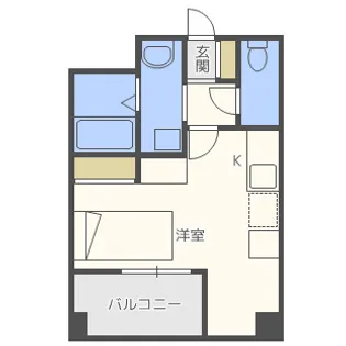 リバパレス靭公園【7階】の間取り