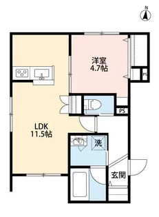 Alcobaleno大泉学園【1階】の間取り