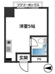 ポートタウン本牧【1階】の間取り