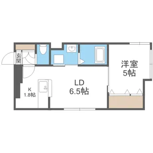 B montagne【3階】の間取り