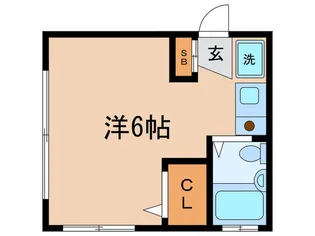 ウエストゲ-ト【2階】の間取り