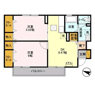 リーベンハイム鹿浜II【1階】の間取り