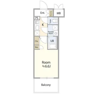 エスリード葵 広小路通【13階】の間取り