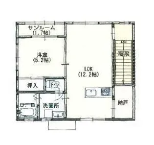 シャロームのぞみ【2階】の間取り
