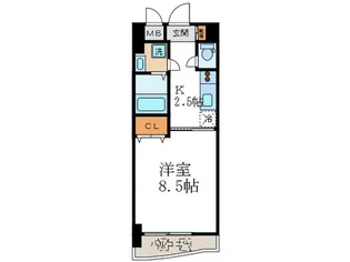 PRIMOREGALO西京極【7階】の間取り