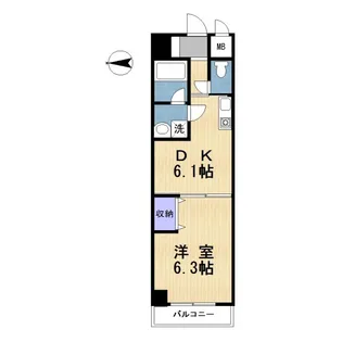 ヴィラ・グランデ青葉台【1階】の間取り