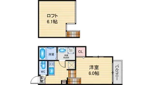 Aeolia【1階】の間取り