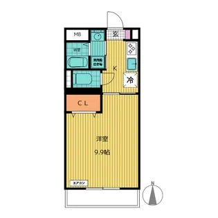 コンフォール津【1階】の間取り