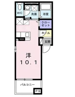 casa avenida【3階】の間取り
