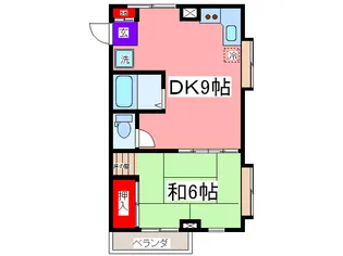 ハイツ天神【3階】の間取り