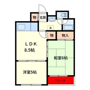 ガーデン欣志ビル【5階】の間取り