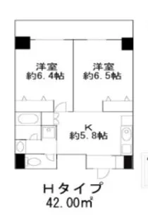 ヒューリックレジデンス参宮橋【2階】の間取り