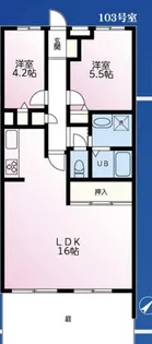 コージーコート久我山【1階】の間取り