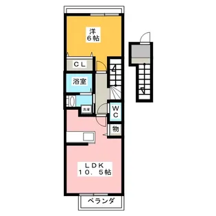 エルカミーノ【2階】の間取り