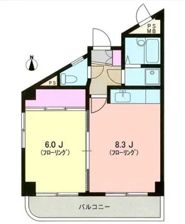 パインクレスト【2階】の間取り