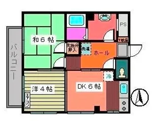 エストワール・クロダ【4階】の間取り