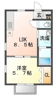 KAKUZANSO【2階】の間取り