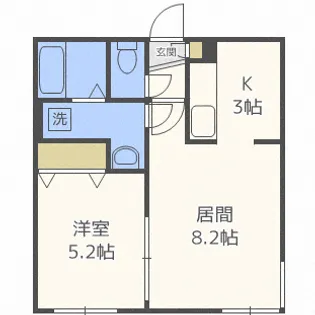 クリスタル・セレニティ【4階】の間取り