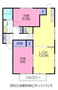 ドリームタウン D【2階】の間取り