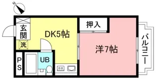 レクコーポ南阿佐谷【1階】の間取り