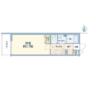 リブリ根岸II【1階】の間取り