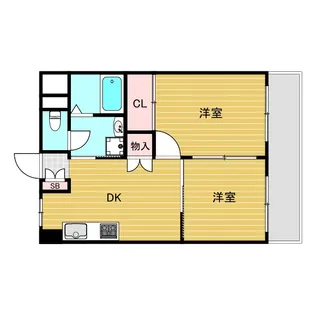 メティス有馬【7階】の間取り