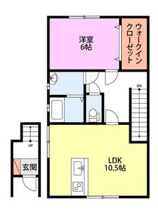 LUNA COURT【2階】の間取り
