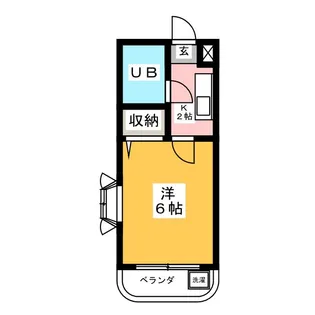 ホワイトパレス【2階】の間取り