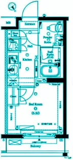 アークマーク目黒不動前【3階】の間取り