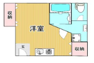 謙徳ビル【2階】の間取り