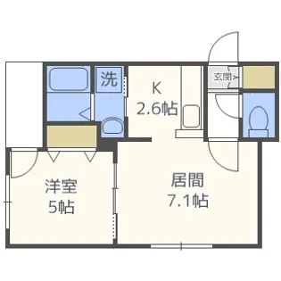タカライーストプレイス【3階】の間取り
