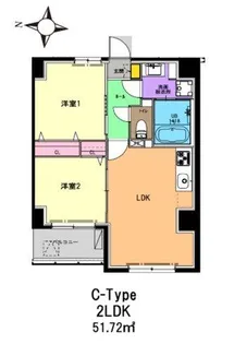 ルヴェール多摩川【3階】の間取り
