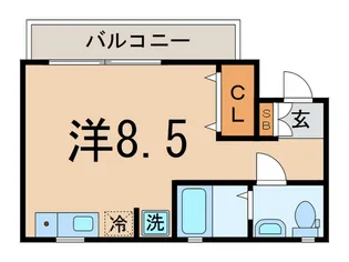 Bento la Luna【2階】の間取り