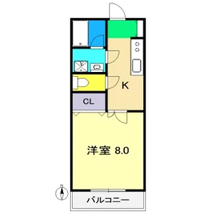 エトワール城見【2階】の間取り