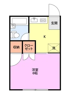シャトレーゼ鐙【1階】の間取り