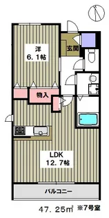 パークフィールズ石神井公園【1階】の間取り