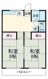 松ヶ丘ハイツ【2階】の間取り