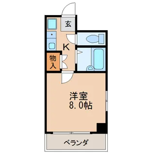 エクセルコジマII【7階】の間取り
