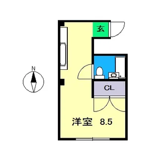 こーぽはりまや【2階】の間取り