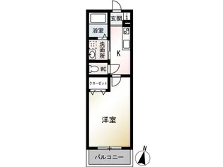 モアナ茅ヶ崎【1階】の間取り