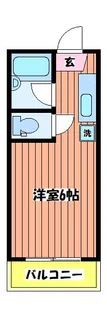 セントラルコーポクロッカス【3階】の間取り