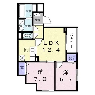 メゾン・ド・ルミエール【3階】の間取り