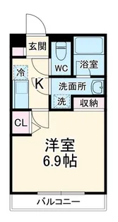 アムールKURITA【2階】の間取り