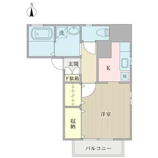 グロリアヒルズ【1階】の間取り